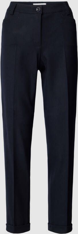 RAFFAELLO ROSSI Stoffen broek met viscose en persplooien model 'UTE'