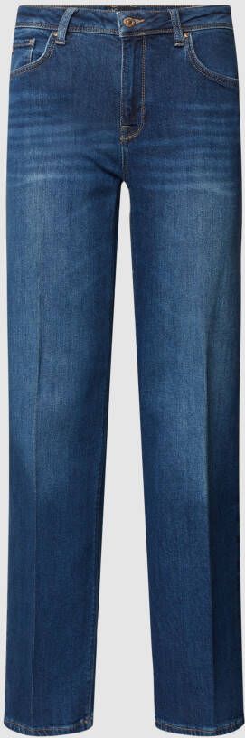 RAFFAELLO ROSSI Straight fit jeans met stretch model 'Kira long'