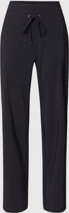 RAFFAELLO ROSSI Straight fit sweatpants met elastische band model 'CANDICE'