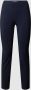 RAFFAELLO ROSSI Slim Fit Leggings met splitten Black Dames - Thumbnail 1