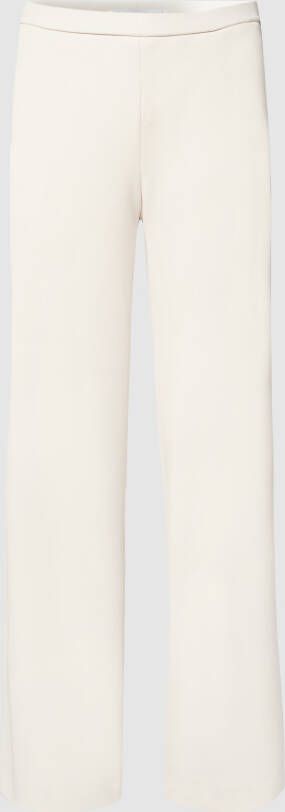 RAFFAELLO ROSSI Wide leg stoffen broek met structuurmotief model 'Palina long'
