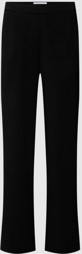 RAFFAELLO ROSSI Wide leg stoffen broek met structuurmotief model 'Palina long'
