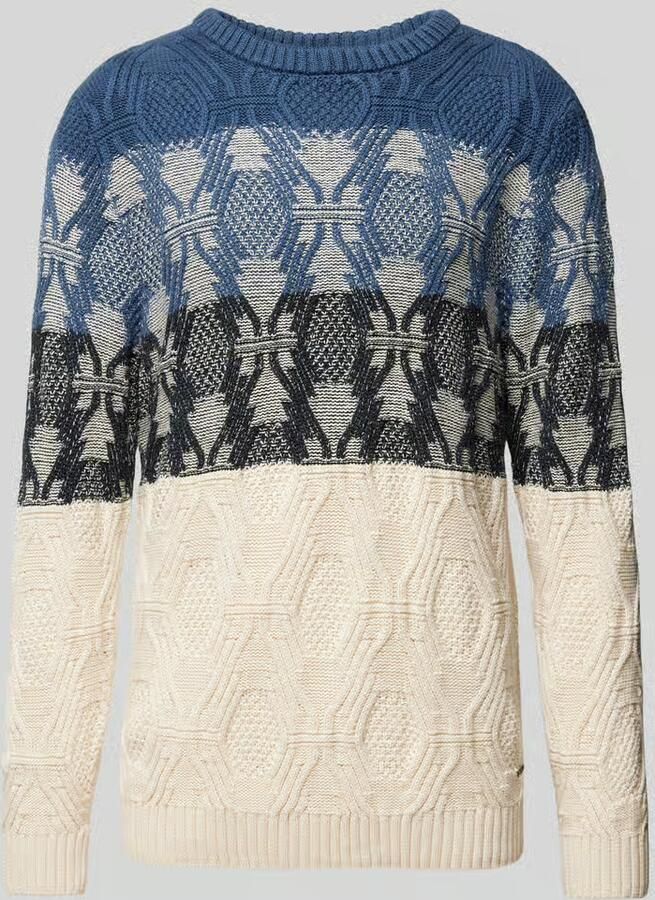 RAGMAN Gebreide pullover met labeldetail - Foto 2