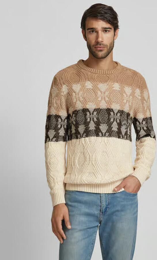 RAGMAN Gebreide pullover met labeldetail - Foto 3