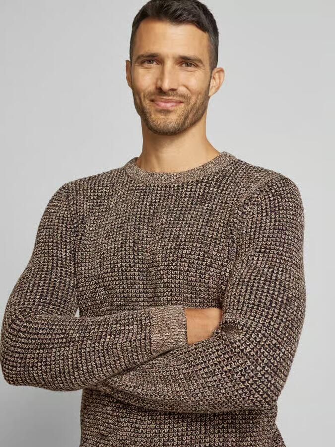 RAGMAN Gebreide pullover met ribboorden