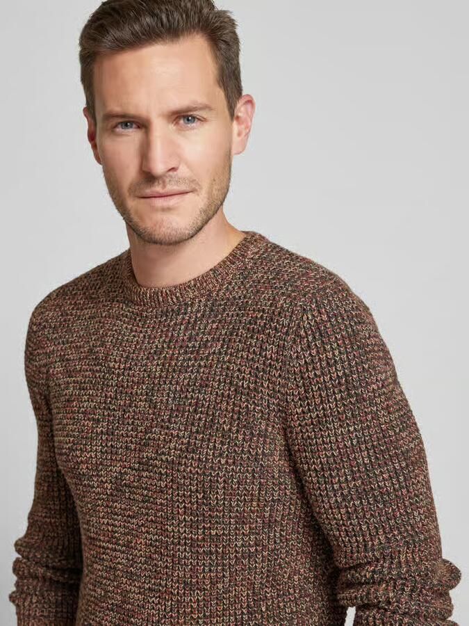 RAGMAN Gebreide pullover met ribboorden