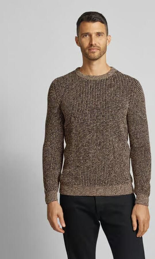 RAGMAN Gebreide pullover met ribboorden - Foto 4