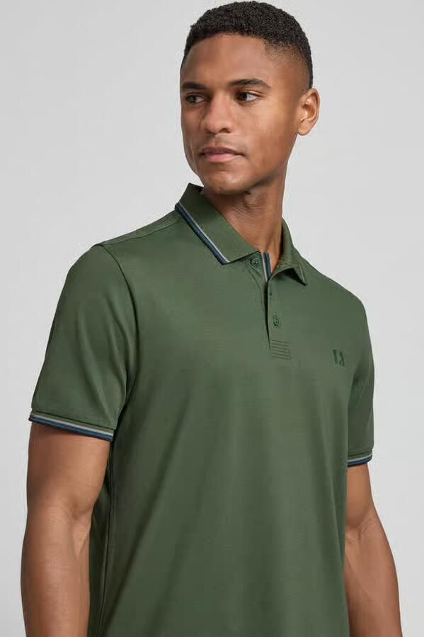 RAGMAN modern fit poloshirt met logoprint model 'Keep Dry'