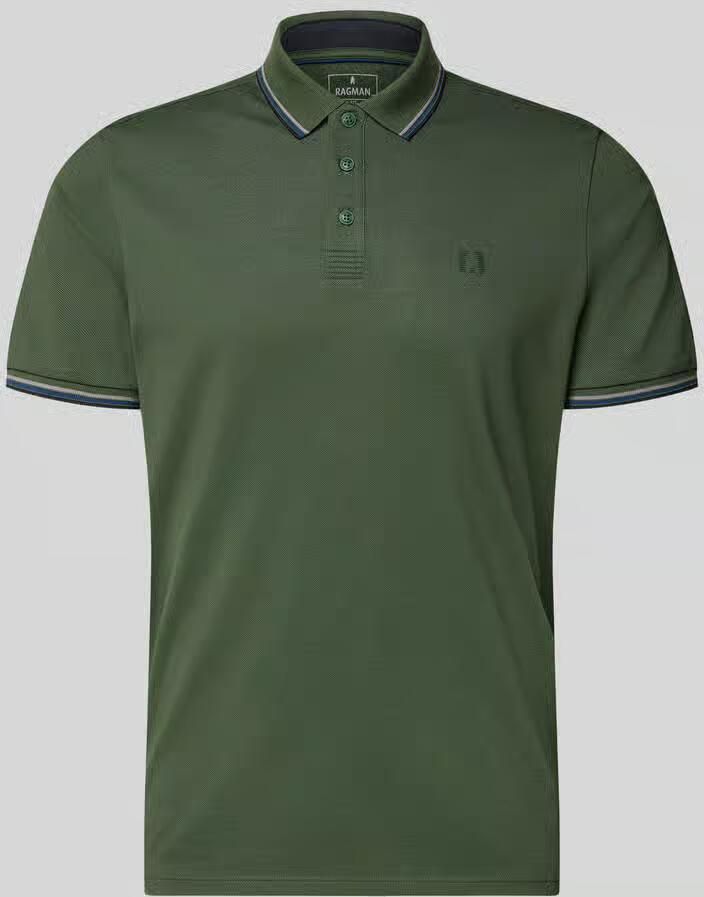 RAGMAN modern fit poloshirt met logoprint model 'Keep Dry' - Foto 2