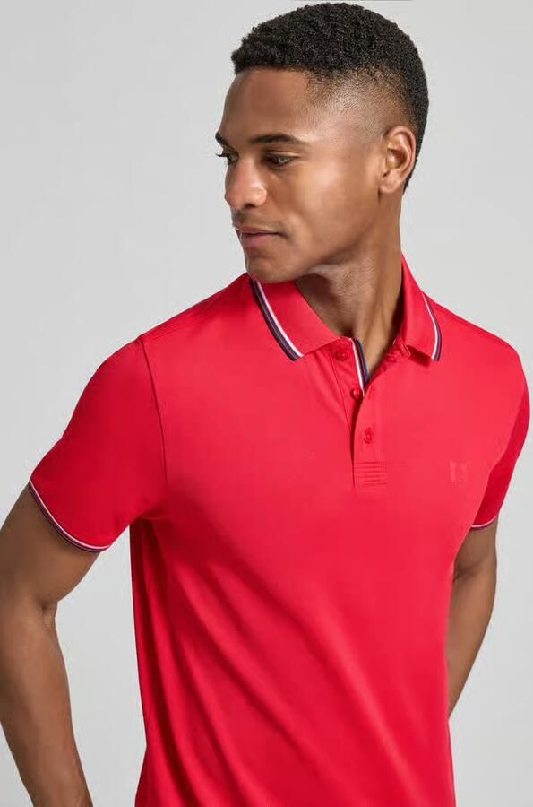 RAGMAN modern fit poloshirt met logoprint model 'Keep Dry'