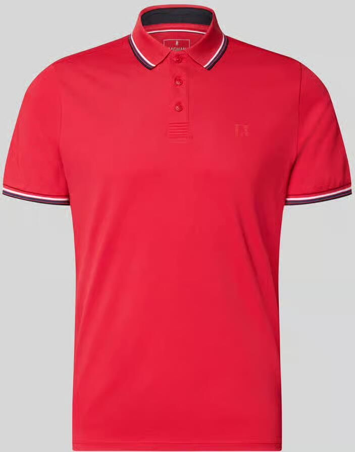 RAGMAN modern fit poloshirt met logoprint model 'Keep Dry' - Foto 2