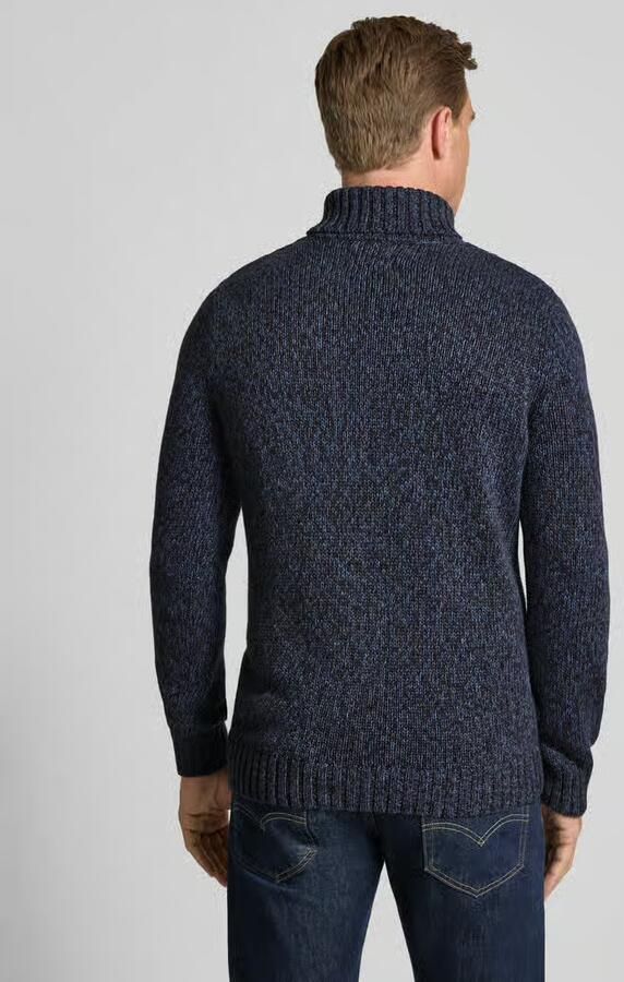 RAGMAN Regular fit coltrui met geribde boorden