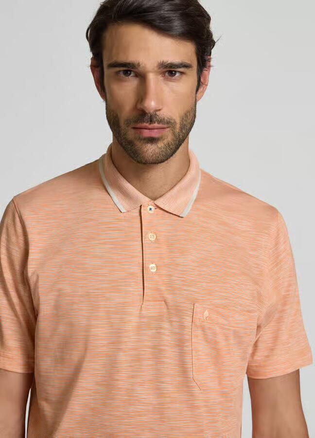 RAGMAN Regular fit poloshirt met borstzak