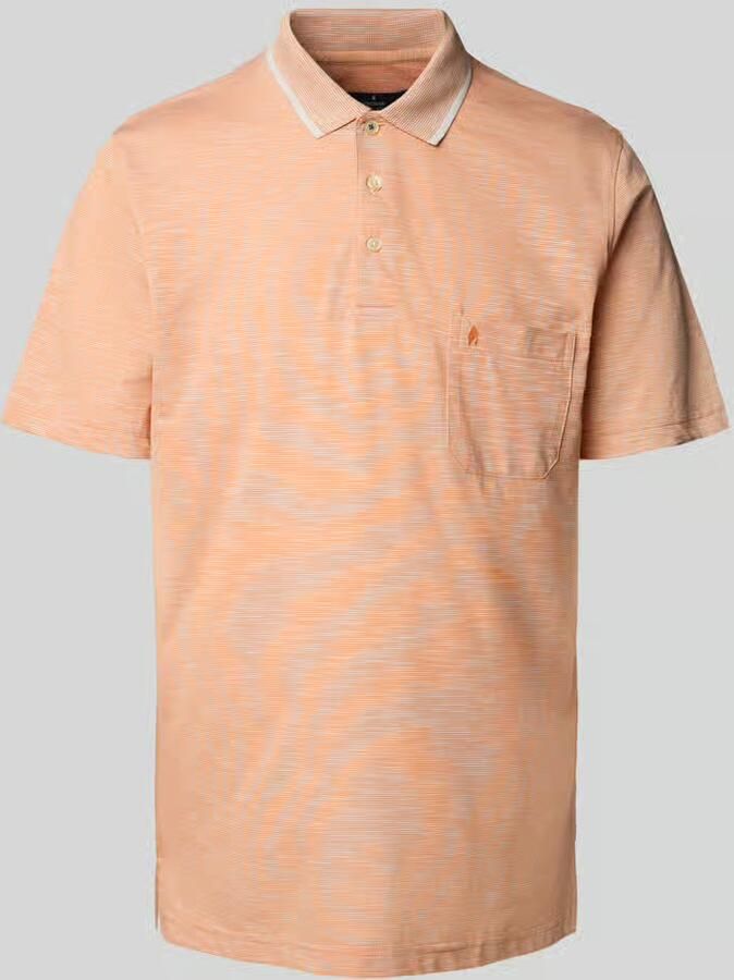 RAGMAN Regular fit poloshirt met borstzak - Foto 2