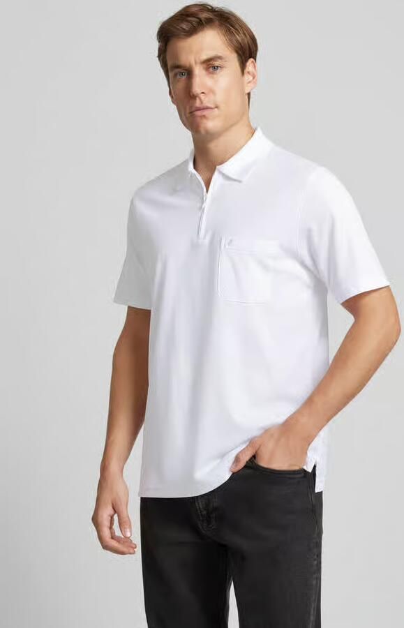 RAGMAN Regular fit poloshirt met borstzak - Foto 2