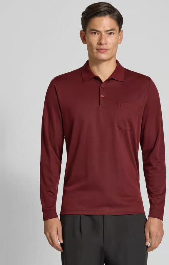 RAGMAN Regular fit poloshirt met borstzak