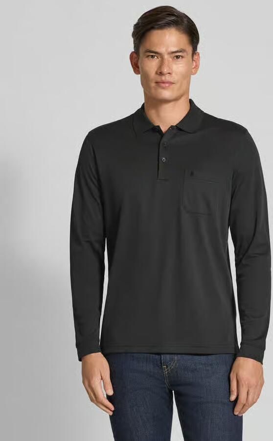 RAGMAN Regular fit poloshirt met borstzak - Foto 2