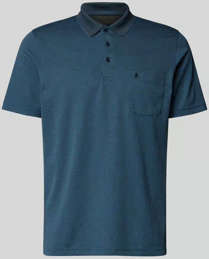 RAGMAN regular fit poloshirt met knoopsluiting en borstzak - Foto 2