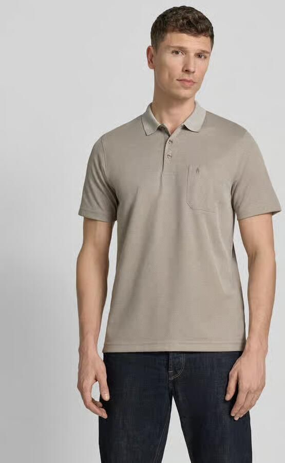 RAGMAN regular fit poloshirt met knoopsluiting en borstzak - Foto 3