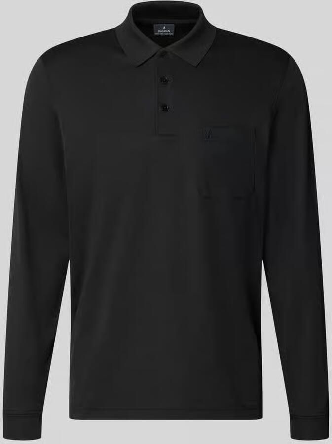 RAGMAN Regular fit poloshirt van katoenmix