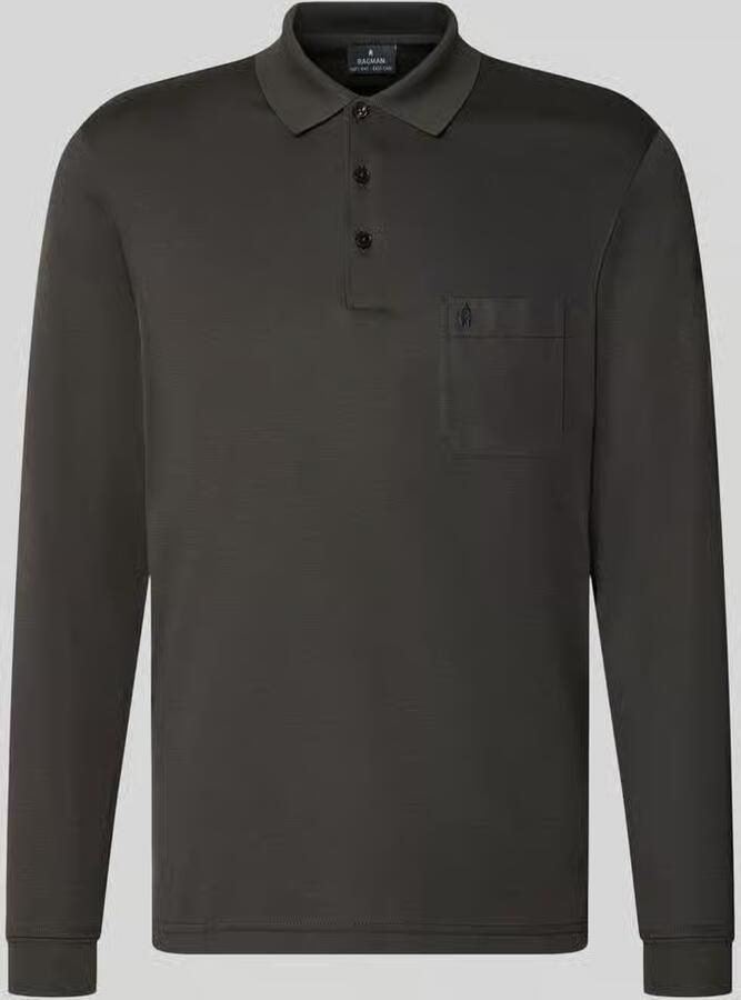 RAGMAN Regular fit poloshirt van katoenmix