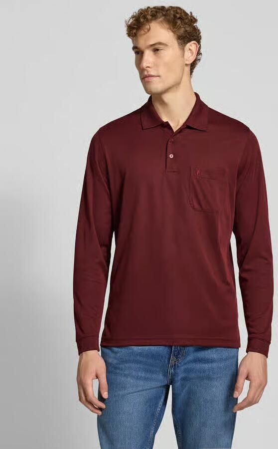 RAGMAN Regular fit poloshirt van katoenmix - Foto 3