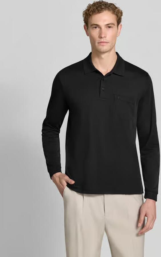 RAGMAN Regular fit poloshirt van katoenmix - Foto 2