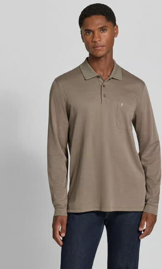 RAGMAN Regular fit poloshirt van katoenmix - Foto 2
