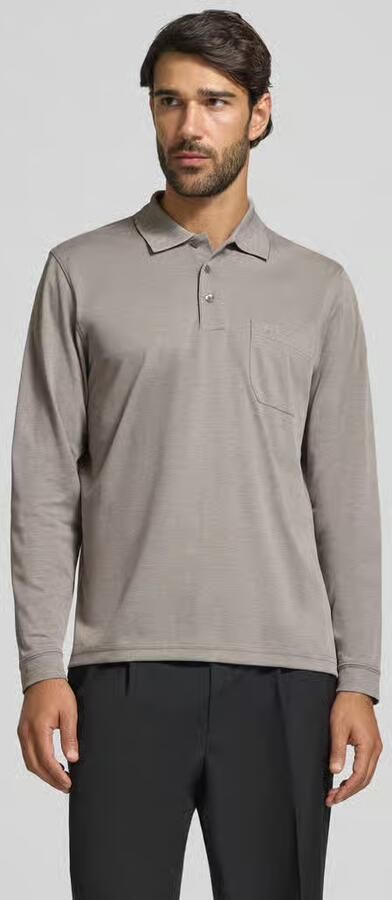 RAGMAN Regular fit poloshirt van katoenmix - Foto 3