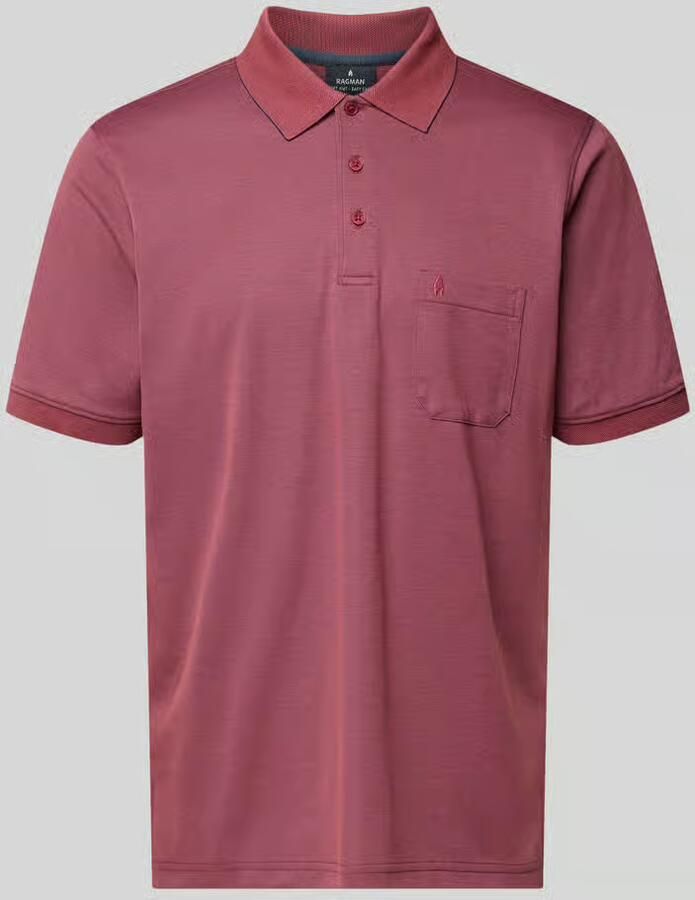 RAGMAN Relaxed fit Poloshirt van Katoenmix - Foto 2