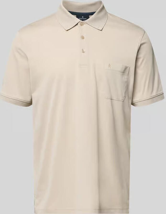 RAGMAN Relaxed fit Poloshirt van Katoenmix - Foto 2