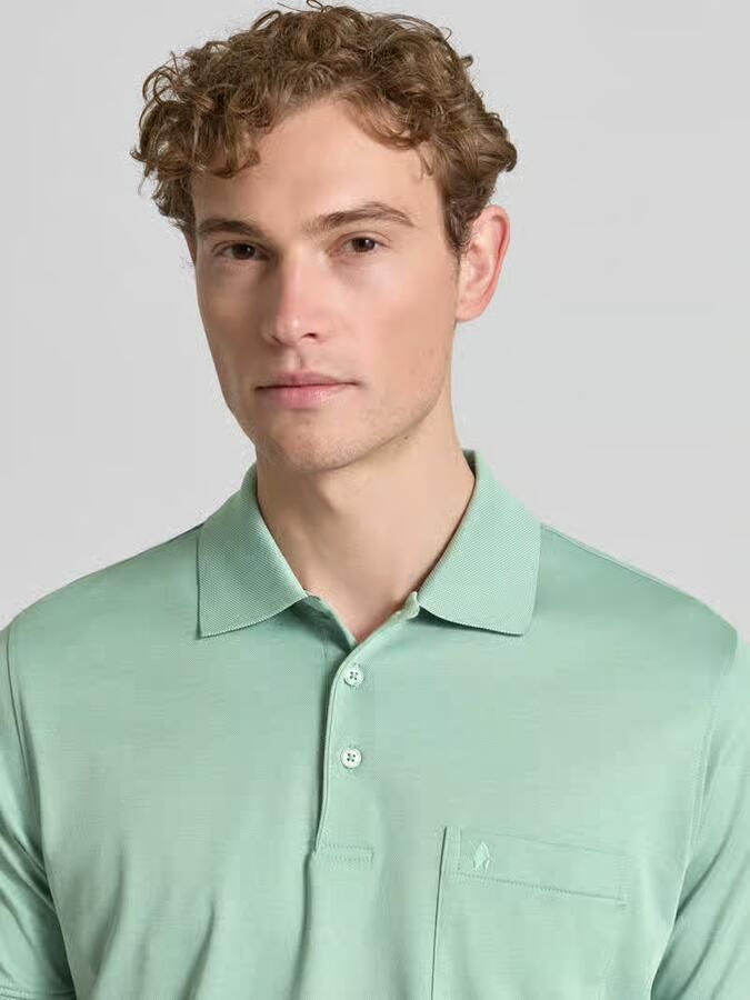 RAGMAN Relaxed fit Poloshirt van Katoenmix