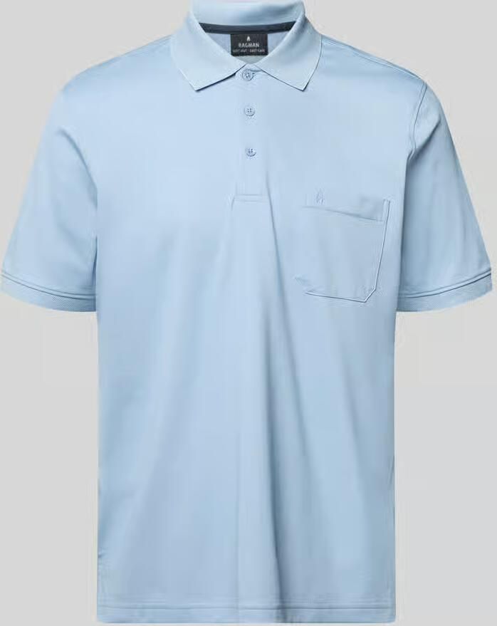 RAGMAN Relaxed fit Poloshirt van Katoenmix - Foto 2
