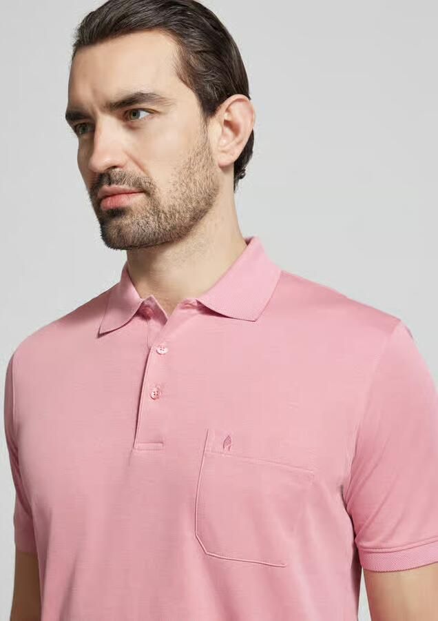 RAGMAN Relaxed fit Poloshirt van Katoenmix