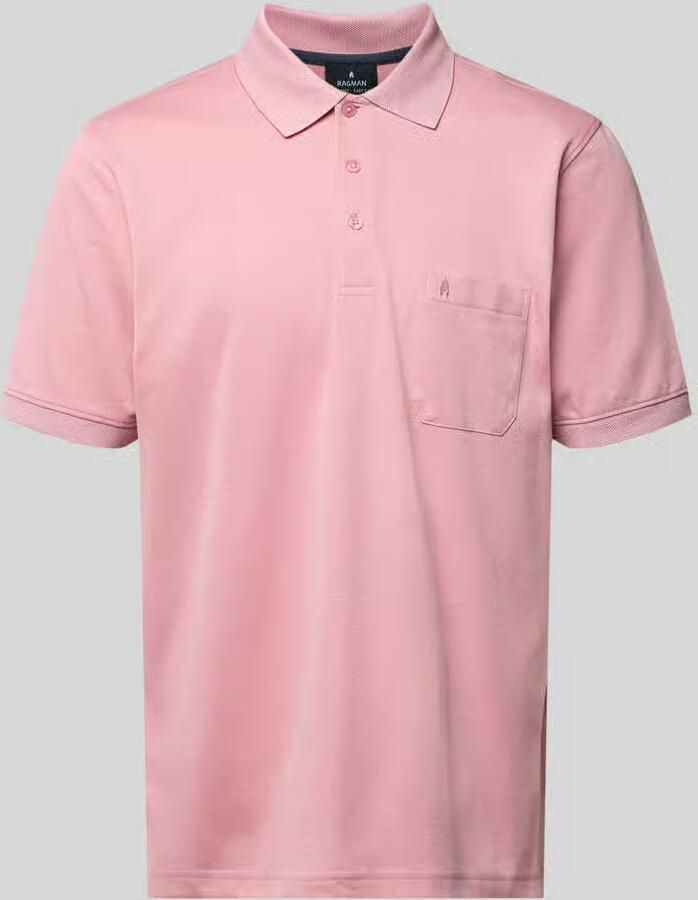 RAGMAN Relaxed fit Poloshirt van Katoenmix - Foto 2