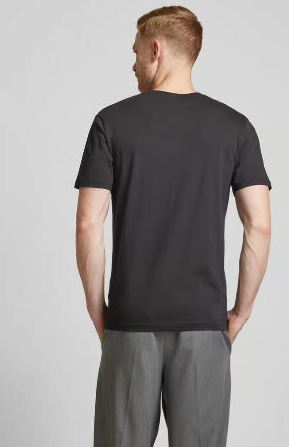 RAGMAN T-shirt in een set van 2 stuks met geribde V-hals