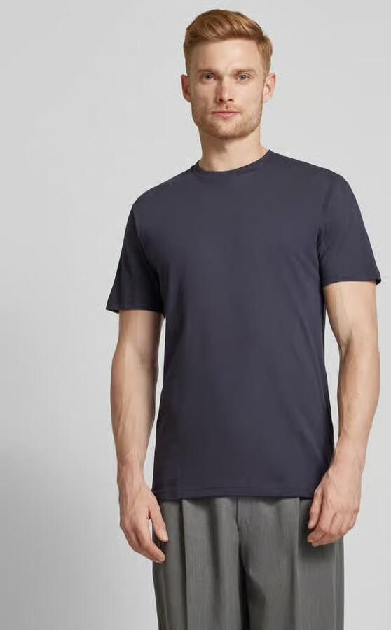 RAGMAN T-shirt met geribde ronde hals in set van 2 - Foto 2