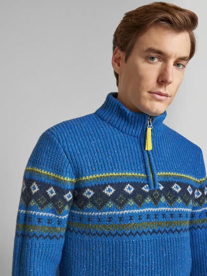 RAGMAN Wollen pullover met ribboorden - Foto 2