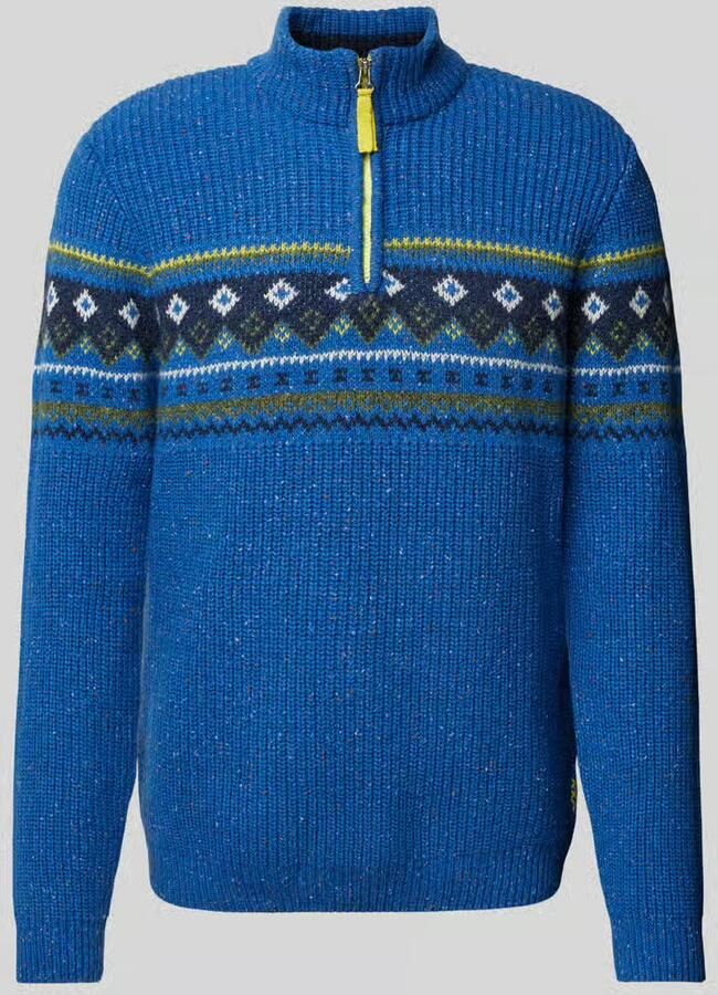 RAGMAN Wollen pullover met ribboorden