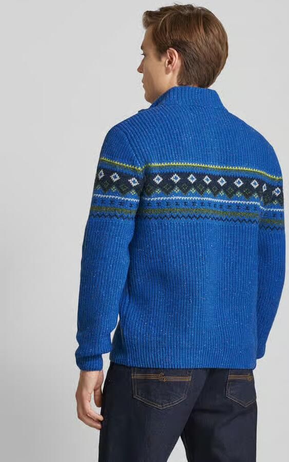 RAGMAN Wollen pullover met ribboorden - Foto 3