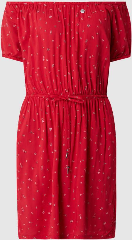 Ragwear Off shoulder-jurk van viscose model 'Margitt'