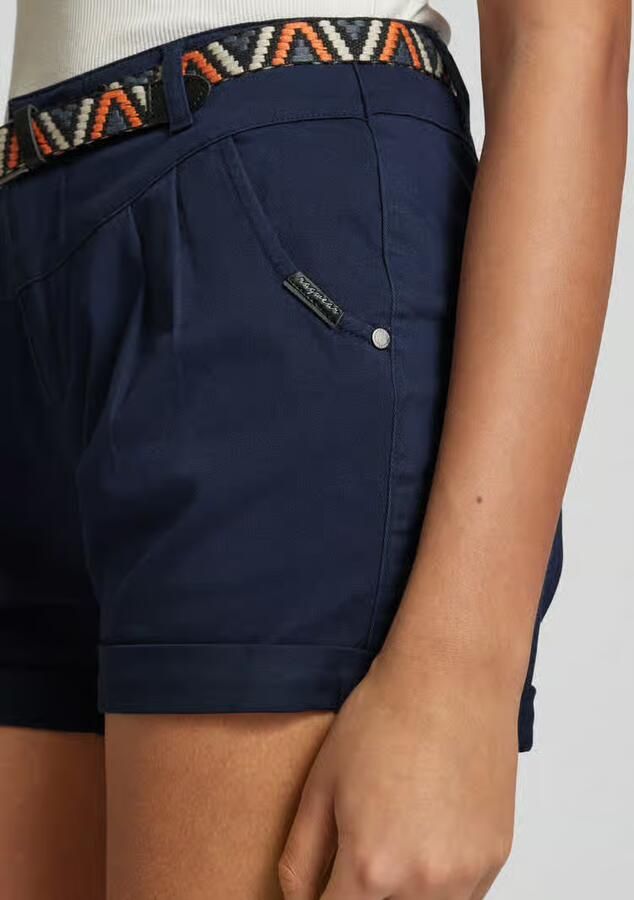 Ragwear Chino-short HEEVEN B met omslagzoom en tailleband (set 2-delig Met riem)