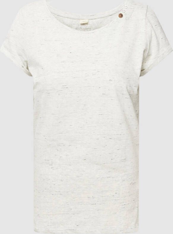 Ragwear T-shirt met sierapplicaties model 'FLORAH A ORGANIC GOTS'