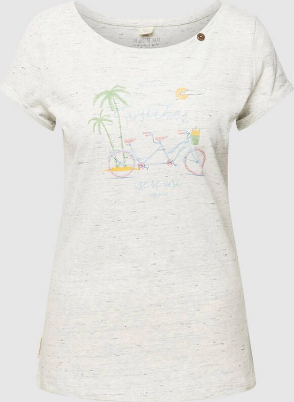 Ragwear T-shirt van biologisch katoen model 'FLORAH PRINT ORGANIC GOTS'