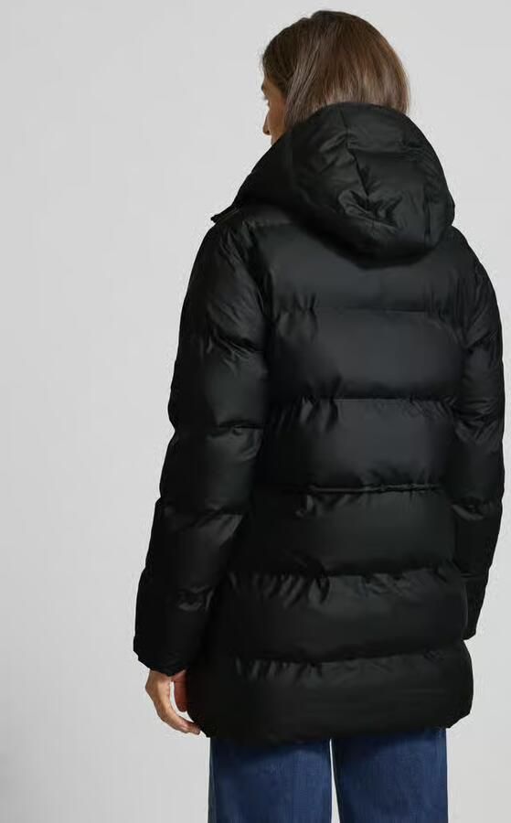 Rains Gewatteerd jack met steekzakken model 'Alta Long'