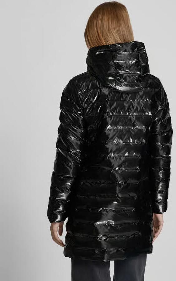 Rains Gewatteerde lange jas met capuchon model 'Lohja' - Foto 3
