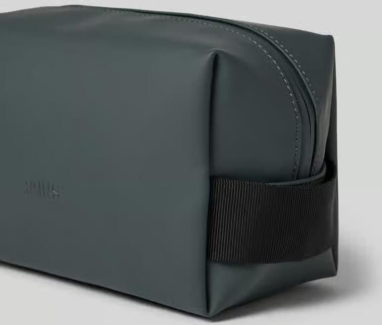 Rains Kulturtasche met label in reliëf