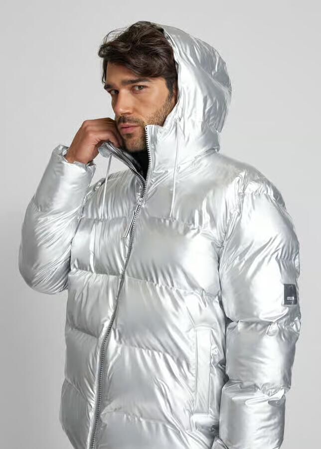 Rains Regular fit gewatteerd jack met capuchon model 'ALTER' - Foto 2
