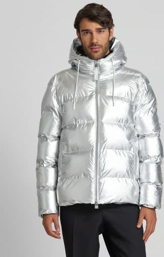 Rains Regular fit gewatteerd jack met capuchon model 'ALTER' - Foto 4