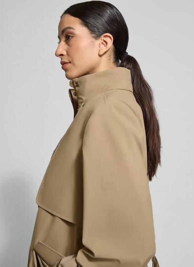 Rains Regular fit lange jas met opstaande kraag model 'Suva' - Foto 2